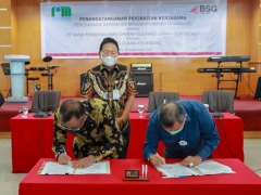 PENANDATANGAN PKS ANTARA PDAM KOTA MANADO DENGAN PT. BSG