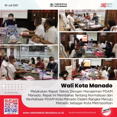 RAPAT BERSAMA WALIKOTA MANADO